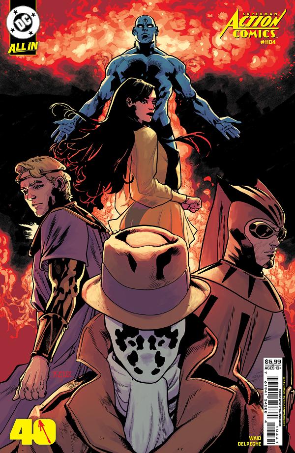 Action Comics #1104 variant cover by Mahmud Asrar