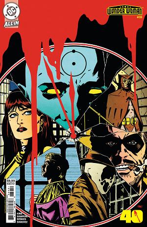 Wonder Woman #39 CVR E CVR E JORGE FORNES WATCHMEN 40TH ANNIVERSARY CARD STOCK cover
