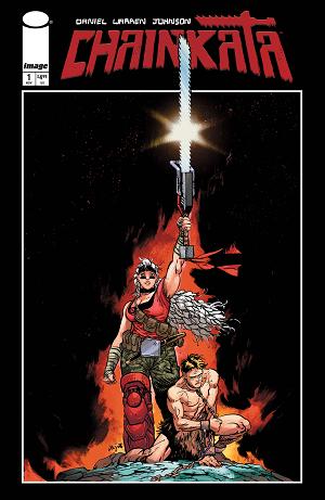 Chainkata #1 CVR G CVR G INC 1:100 DANIEL WARREN JOHNSON & MIKE SPICER SWORD & SORCERY FOIL cover