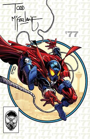 Spawn 77 #1 CVR I (OF 3) CVR I INC 1:250 TODD MCFARLANE SIGNED FOIL cover