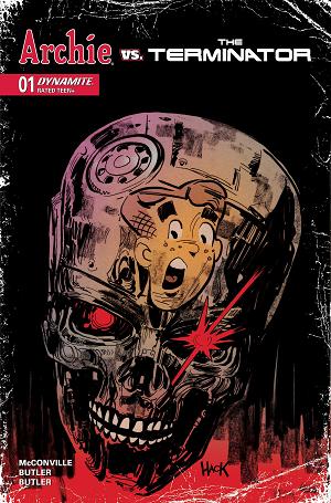 Archie Vs The Terminator #1 CVR M CVR M INC 1:10 ROBERT HACK FOIL cover