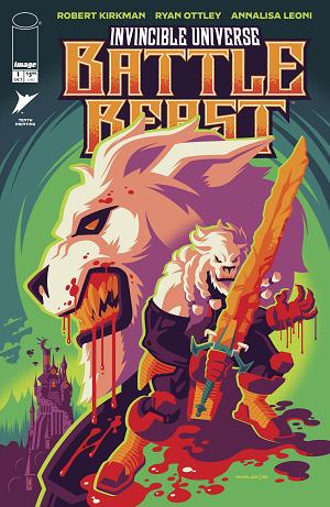 Invincible Universe Battle Beast #1 CVR F 10TH PTG CVR F TOM WHALEN cover