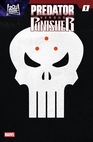 Predator Vs. Punisher #1 COVER E TEASER LOGO VARIANT cover