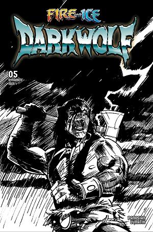Fire And Ice Darkwolf #5 CVR M CVR M INC 1:5 FERNANDO PROIETTI LINE ART VIRGIN cover