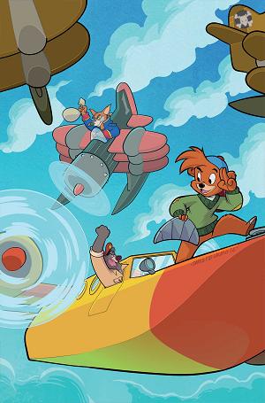 Talespin #4 CVR H CVR H INC 1:7 CARLO LAURO VIRGIN cover