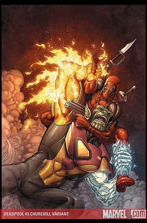 Deadpool #3 Variant Edition - Ian Churchill Cover cover
