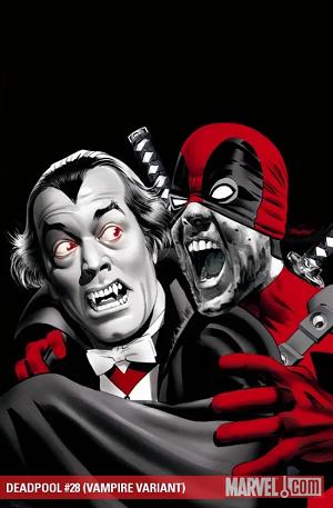 Deadpool #28 VAMPIRE VARIANT cover