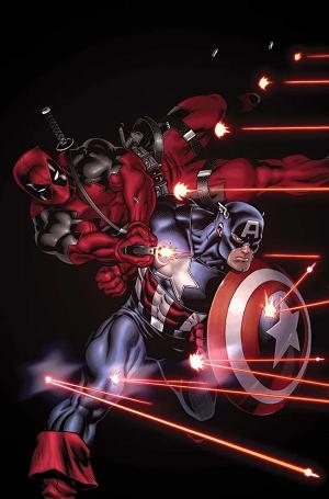 Deadpool #34 Captain America 70Th Anniversary Variant cover