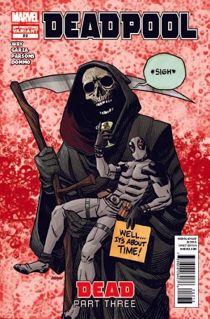 Deadpool #52 2Nd Printing Variant cover