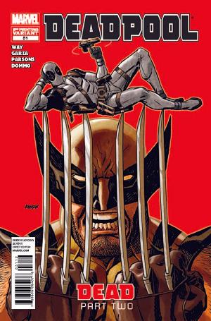 Deadpool #51 2nd Printing Variant cover