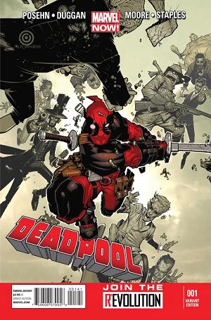 Deadpool #1 Bachalo Variant cover