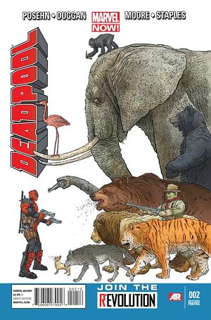Deadpool #2 2nd Printing Variant cover
