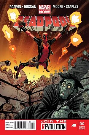 Deadpool #4 Moore Variant cover
