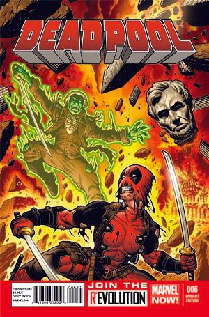 Deadpool #6 Warren Variant cover