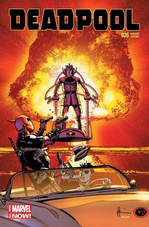 Deadpool #26 Chaykin Variant cover