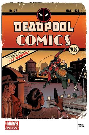 Deadpool #27 Adams Anniversary Variant cover