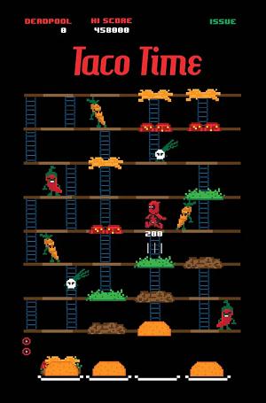Deadpool #27 Waite Taco Time Variant cover