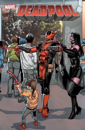 Deadpool #40 Larroca Welcome Home Variant cover