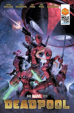 Deadpool #42 Crain La Mole Variant cover