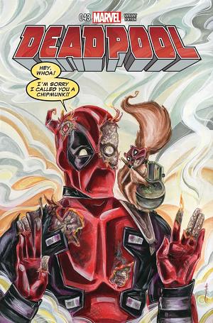 Deadpool #43 Richard Wom Variant cover