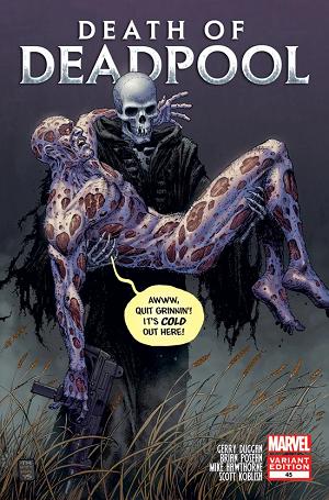 Deadpool #45 Moore Death of Deadpool Variant cover
