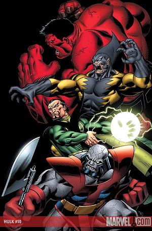 Hulk #10 Ed McGuinness Villains Connecting Variant cover