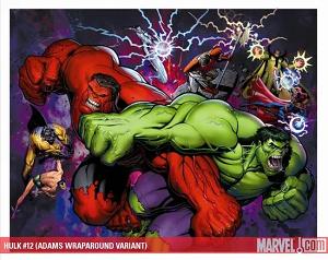 Hulk #12 Arthur Adams Wraparound Variant [1:15] cover
