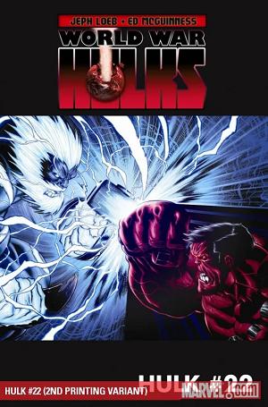 Hulk #22 2ND PRINTING VARIANT cover