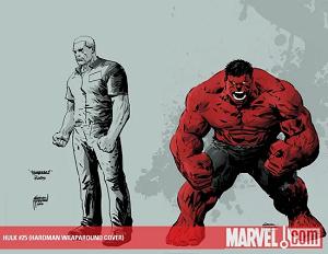 Hulk #25 HARDMAN WRAPAROUND COVER cover