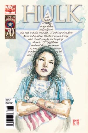 Hulk #36 I Am Captain America Variant cover