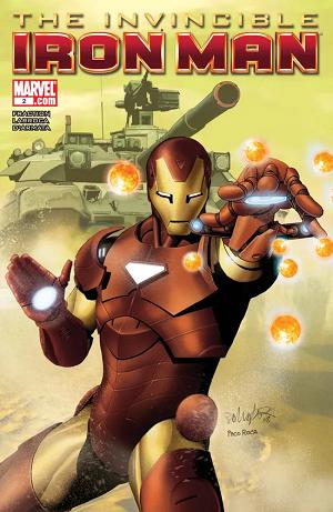 Invincible Iron Man #2 cover