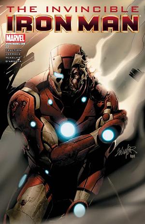 Invincible Iron Man #33 cover