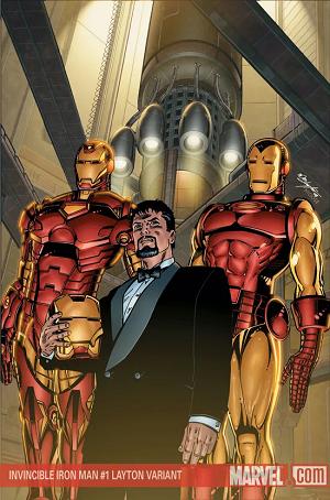 Invincible Iron Man #1 Bob Layton Variant [1:25] cover