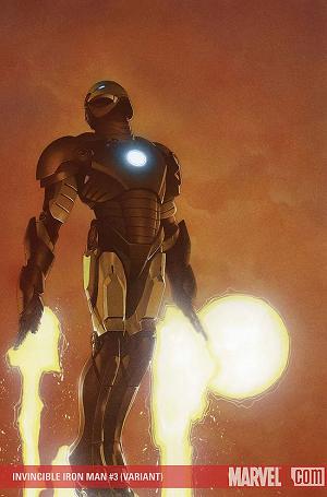 Invincible Iron Man #3 Travis Charest Variant cover