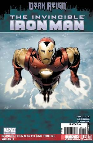 Invincible Iron Man #14 2nd Printing Variant cover
