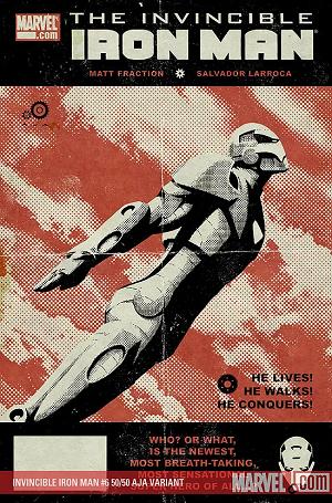 Invincible Iron Man #6 David Aja Variant cover