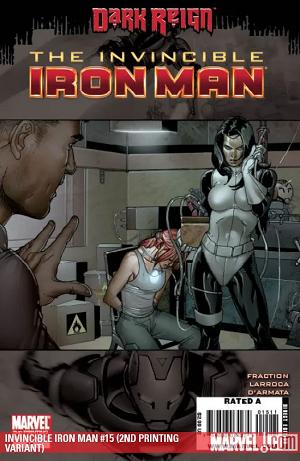 Invincible Iron Man #15 2nd Printing Variant cover