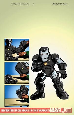 Invincible Iron Man #19 SHS VARIANT cover