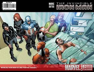 Invincible Iron Man #22 2ND PRINTING VARIANT cover