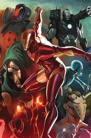 Invincible Iron Man #501 Djurdjevic Variant cover
