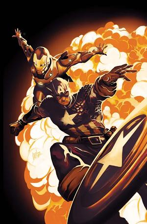 Invincible Iron Man #502 Captain America 70th Anniversary Variant cover