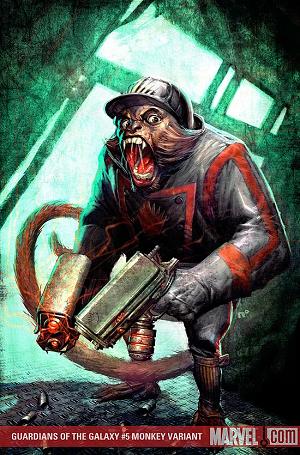 Guardians Of The Galaxy #5 Nic Klein Marvel Apes Variant [1:10] cover