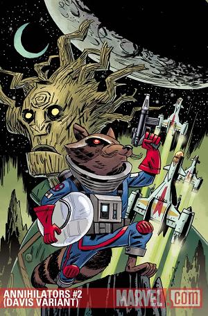 Annihilators #2 DAVIS VARIANT cover