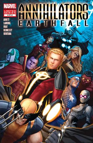 Annihilators: Earthfall #4 cover