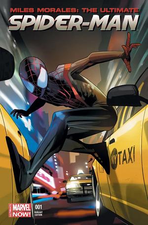 Miles Morales: Ultimate Spider-Man #1 Staples Variant cover