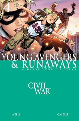 Civil War: Young Avengers & Runaways #4 cover