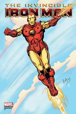 Invincible Iron Man #25 TRIMPE VARIANT cover