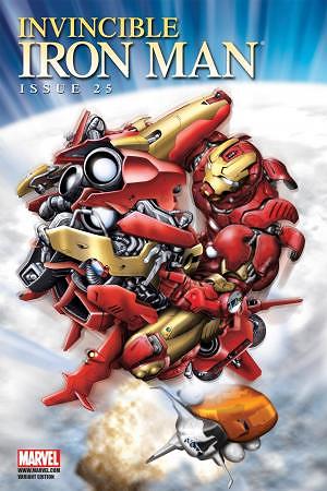 Invincible Iron Man #25 IRON MAN BY DESIGN VARIANT cover