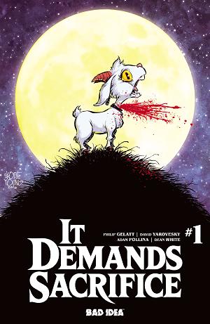 It Demands Sacrifice #1 CVR D (OF 4) CVR D SKOTTIE YOUNG FOIL cover