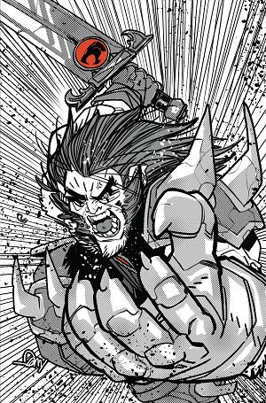 Thundercats (2026) #1 CVR R CVR R INC 1:5 SETH DAMOOSE LINE ART VIRGIN cover